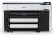 Plotter Epson SureColor SC-T5700D 36 inch, A0, 2400 x1200 dpi, RAM 4GB, USB, retea, cartuse de cerneala individuale.