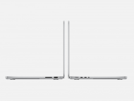 Laptop Apple MacBook Pro 16", Procesor Apple M3 MAX, CPU cu 14 nuclee, GPU cu 30 nuclee, 16 nuclee Neural Engine, 16.2"(3456 x 2234) Liquid Retina XDR 1000nits, ram 36GB, 1TB SSD, tastatura INT, culoare silver, macOS Sonoma