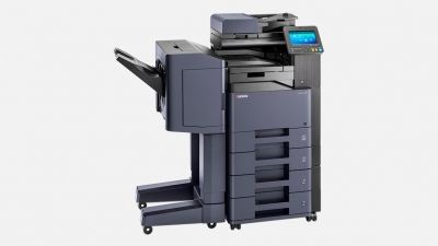 Imprimanta multifunctionala laser color A4, Kyocera TASKalfa 408ci, 40 ppm, RADF, Duplex, 1200x1200 dpi, HDD 320GB, RAM 4GB, SSD 8GB, starter toner set
