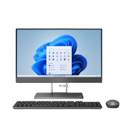 PC all-in-one Lenovo  Lenovo IdeaCentre AIO 5 24IAH7, Procesor 13th Intel Core i5-13500H up to 4.7GHz, 23.8" FHD (1920x1080) IPS anti-glare 250 nits, RAM 16GB (2x 8GB) 5200 DDR5, 1TB SSD M.2 PCIe NVMe, Intel® Iris® Xe Graphics, culoare Storm Grey, FreeDOS