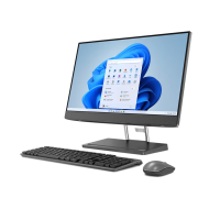 PC all-in-one Lenovo  Lenovo IdeaCentre AIO 5 24IAH7, Procesor 13th Intel Core i5-13500H up to 4.7GHz, 23.8" FHD (1920x1080) IPS anti-glare 250 nits, RAM 16GB (2x 8GB) 5200 DDR5, 1TB SSD M.2 PCIe NVMe, Intel® Iris® Xe Graphics, culoare Storm Grey, FreeDOS