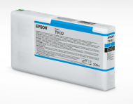 Cartus cerneala original Epson T9132 Cyan, pentru  Plotter Epson SureColor SC-P5000 STD, SC-P5000 Violet, capacitate 200ml