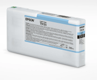 Cartus cerneala original Epson T9135 Light Cyan, pentru  Plotter Epson SureColor SC-P5000 STD, SC-P5000 Violet, capacitate 200ml