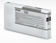 Cartus cerneala original Epson T9138 Matte Black, pentru  Plotter Epson SureColor SC-P5000 STD, SC-P5000 Violet, capacitate 200ml