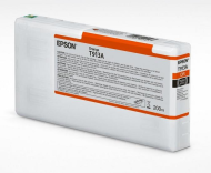 Cartus cerneala original Epson T913A Orange, pentru  Plotter Epson SureColor SC-P5000 STD, SC-P5000 Violet, capacitate 200ml
