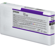 Cartus cerneala original Epson T913D Violet, pentru  Plotter Epson SureColor SC-P5000 STD, SC-P5000 Violet, capacitate 200ml