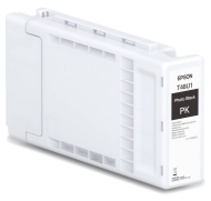 Cartus cerneala original Epson Singlepack UltraChrome Pro 6 Photo Black T48U1 pentru Plotter Epson SureColor SC-P8500D /  SC-P6500DE / SC-P6500D / SC-P6500E / SC-P8500DM, capacitate 350ml