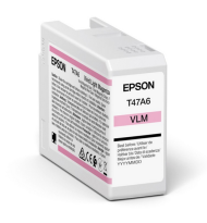 Cartus cerneala original Epson T47A6 Singlepack Vivid Light Magenta UltraChrome Pro, culoare light magenta, pentru Plotter Epson SureColor SC-P900, capacitate 50ml