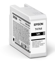 Cartus cerneala original Epson T47A8 Singlepack Matte Black UltraChrome Pro, culoare matte black, pentru Plotter Epson SureColor SC-P900, capacitate 50ml