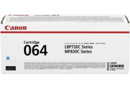 Toner original  Canon 064C, culoare cyan, pentru Canon i-SENSYS MF832Cdw, LBP 722Cdw, capacitate 5.000 pagini