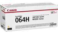 Toner original  Canon 064HY, culoare yellow, pentru Canon i-SENSYS MF832Cdw, LBP 722Cdw, capacitate 10.400 pagini