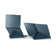 Laptop Lenovo Yoga Book 9 13IMU9, Procesor Intel Core Ultra 7 155U up to 4.8GHz, 2x 13.3" 2.8K (2880x1800) OLED 400nits gloss touch, ram 32GB soldered 7467Mhz LPDDR5x, 1TB SSD M.2 PCIe NVMe, Intel Graphics, culoare albastru, Windows11 Home