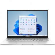 Laptop ASUS ZenBook 14, procesor Intel Core Ultra 7 155H up to 4.8GHz 14" 3K (2880 x 1800) OLED 400nits RAM 16GB LPDDR5X 1TB SSD M.2 PCIe NVMe Intel Arc Graphics culoare Foggy Silver Windows 11 Pro