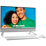 PC all-in-one Dell Inspiron 7730, Procesor Intel Core Ultra 7 150U up to 5.4 GHz, 27" FHD (1920x1080) IPS anti-glare 250 nits, RAM 16GB (2x8GB) 3200MHz DDR4, 1TB SSD M.2 PCIe NVMe, NVIDIA GeForce MX570A, culoare alb, Windows 11 Pro