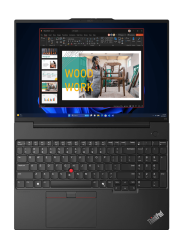 Laptop Lenovo ThinkPad E16 Gen 2 (Intel), Procesor Intel Core Ultra 5 125U up to 4.3 GHz, 16" WUXGA (1920x1200) IPS 300nits anti-glare, RAM 32GB (2x16GB) 5600 MHz DDR5, 1TB SSD M.2  PCIe NVMe, Integrated Intel® Graphics, culoare black, Windows 11 Pro