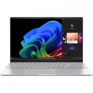 Laptop ASUS Vivobook S 15, Procesor Qualcomm Snapdragon X Plus X1P 42-100, 15.6" 3K (2880x 1620) OLED 120MHz, ram 16GB 8448MHz LPDDR5x, 1TB SSD M.2 PCIe NVMe, Qualcomm® Adreno™ GPU, culoare Silver, Windows11 Home