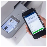 Imprimanta multifunctionala laser monocrom A4, Brother MFC-L2922DW, 30 pm, duplex, ADF, 1200x1200 dpi, USB, Wi-Fi, starter toner