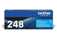 Toner original Brother TN-248C, culoare cyan pentru Brother DCP-L3560CDW, MFC-L8340CDW, HI-L8230CDW, HI-L8240CDW, HL-L3220CW, DCP-L3520CDW, MFC-L3740CDW, MFC-L8390CDW, capacitate 1.000 pagini