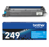 Toner original Brother TN-249C, culoare cyan pentru Brother MFC-L8340CDW, HI-L8230CDW, HI-L8240CDW, MFC-L8390CDW, capacitate 4.000 pagini