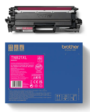Toner original Brother TN821XLM, culoare magenta pentru Brother MFC-L9630CDN, MFC-L9670CDN, HL-L9430CDN, HL-L9470CDN capacitate 9.000 pagini