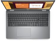 Laptop Dell Latitude 5550, Procesor Intel Core Core Ultra 7 165U up to 4.9GHz, 15.6"FHD (1920x1080) IPS anti-glare 250nits, ram16GB (2x8GB) 5600MHz DDR5, 512GB SSD M.2 PCIe NVMe, Intel graphics, culoare grey, Windows11 Pro