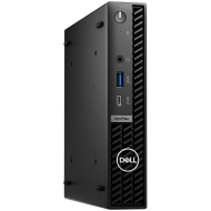 Desktop PC Dell OptiPlex 7020 MFF, Procesor 12ᵗʰ Gen Intel Core i5-12500T up to 4.4 GHz, RAM 16GB (1x16GB) DDR5, 512GB SSD M.2 PCIe NVMe, Intel UHD Graphics, Linux