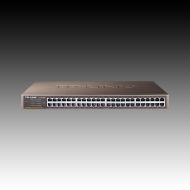 Switch TP-Link TL-SF1048, 48-Port RJ45 10/100Mbps Standard 19-inch rack-mountable steel case switch, 9.6Gbps Switching Capacity, Fanless, Auto Negotiation/Auto MDI/MDIX