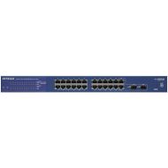 Netgear ProSafe Gigabit Smart Managed PRO Switch, 24x10/100/1000 RJ45 ports, 2 SFP ports, Web GUI, HTTPs,RMON SNMP, 32 static routes IPv4, LLDP, RADIUS, Rack-mounting kit