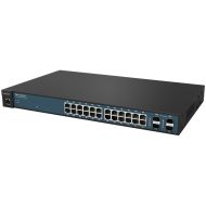 Wireless Management 50AP 24-port GbE Switch 4SFP L2 19i (Network Switch, Power cord, 19