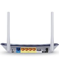 Router TP-Link Archer C20 AC750 Dual Band Wireless Router, Mediatek, 433Mbps at 5GHz + 300Mbps at 2.4GHz, 802.11ac/a/b/g/n,1 x 10/100M WAN + 4 x 10/100M LAN, Wireless On/Off, 1 USB 2.0 port, 2 fixed antennas