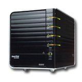 NAS PROMISE SmartStor NS4300N (supported 4 HDD, USB, LAN, Power Supply, Desktop, SATA II, JBOD, 0, 1, 10, 5)