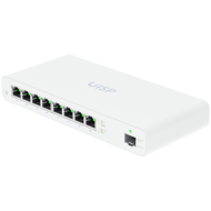(8) GbE RJ45 ports with 27V passive PoE output Router