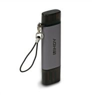 Card Reader Lindy USB 3.2 Type C&A, m/SD