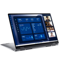 Laptop 2-in-1 Dell Latitude 9450, Procesor Intel Core Ultra 7 165U vPro, up to 4.9GHz, 14" QHD+ (2560x1600) Touch IPS Anti-Reflective/Anti-Smudge 500nits, RAM 32GB LPDDR5x 7467MHz, 1TB SSD M.2 PCIe NVMe, Intel Graphics, Wi-Fi 7, Windows 11 Pro