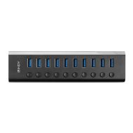 Hub Lindy 10 Port USB 3.0 buton On/Off