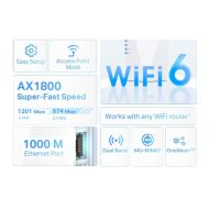 TP-LINK WI-FI RANGE EXTENDER RE600X