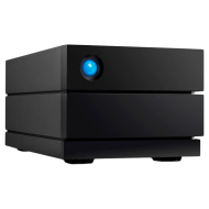 NAS LaCie 2big RAID Dock 16TB, RAID, 1x USB 3.2 Gen 2 (up to 10Gb/s) USB-C, SD/CF card slot, Display port, Daisy Chain, Hot Swap, 2x IronWolf Pro Enterprise-Class Drives, Data Rescue Services 5 ani, Black