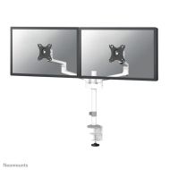 Suport dublu mon. birou NM 17"-27" alb