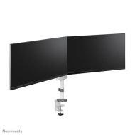 Suport dublu mon. birou NM 17"-27" alb