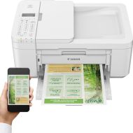 Imprimanta multifunctionala inkjet color Canon PIXMA TR4651 A4, 8.8ppm, 4800x1200 dpi, duplex, ADF, USB, LAN, Wi-Fi, starter cerneala
