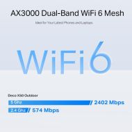 TPL AX3000 WIFI 6 HOME MESH DECO X50 OUT