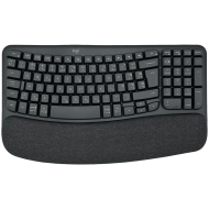 LOGITECH Wave Bluetooth ergonomic keyboard - GRAPHITE - US INT'L