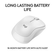 Mouse Logitech M240 Silent Wireless alb