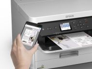 Imprimanta inkjet color Epson WorkForce Pro WF-C529RDW A4, 24ppm, 4800x1200 dpi, duplex, USB, LAN, Wi-Fi, starter cerneala
