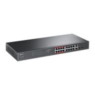 TPL SW 16P-POE ,2P-GB SFP UNMNGD RM