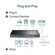 TPL SW 16P-POE ,2P-GB SFP UNMNGD RM
