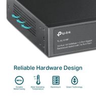 TPL SW 16P-POE ,2P-GB SFP UNMNGD RM
