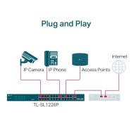 TPL SW 24P-FE 2P-GB UNMNGD RM POE