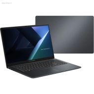 Laptop ASUS ExpertBook B1 B1503CVA-NJ1937 deschis, privit dintr-un unghi din partea stângă, evidențiind tastatura și ecranul.