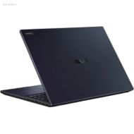 Laptop ASUS ExpertBook B3 B3604CMA-Q9110 vedere din spate-stanga partial deschis.